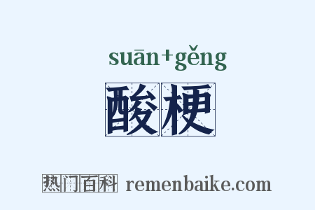 酸梗是什么意思的图片